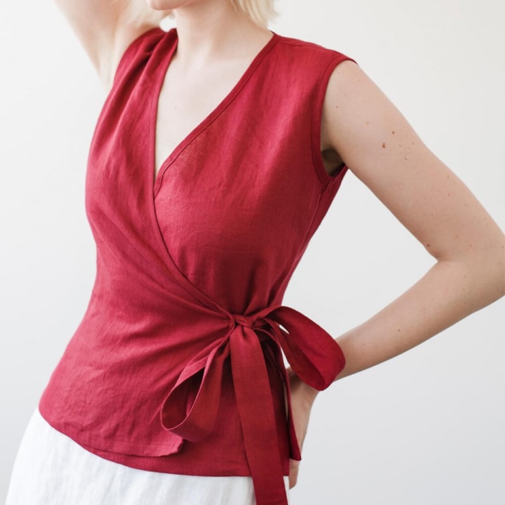 Lydia Wrap Blouse